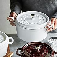 Staub Cocotte Cookware in White - Cool Kitchen Things