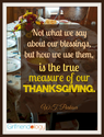 Celebrating Thanksgiving in Two Words - Great Girlfriend Advice | The New Girlfriendology | Be a Better Friend | Insp...