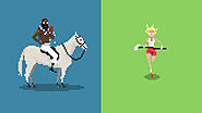 This Designer Brilliantly Re-creates Classic Ads as Single 8-Bit Images