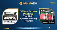 Know the difference between screen printing and DTG printing