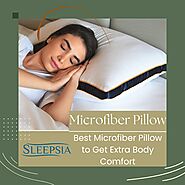 Microfiber Bed Pillow for Sleeping
