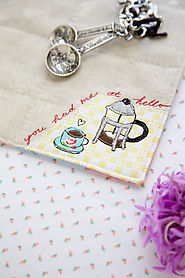 Sewing Illustration Dessert mat