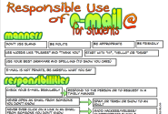 A Wonderful Visual on The Responsible Use of e-mail for Students ~ Educational Technology and Mobile Learning