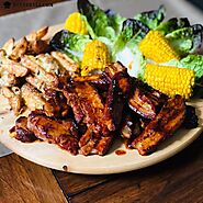 Sticky BBQ Sauce Pork Stomach: Finger-Licking Goodness in Every Bite! | dinnervia