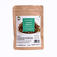 Sweet Violet Flower Tea – Gul e Banafsaa- 100 % Pure , Clean and Natural