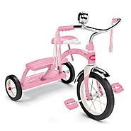 Radio Flyer Girls Classic Pink Dual Deck Tricycle