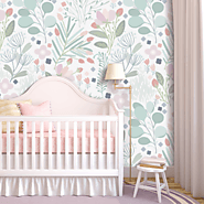 Spring Wallpaper Peel and Stick for Baby Nursery and More