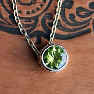 Peridot Stone Jewelry Online - August Birthstone Rings | Metalicious