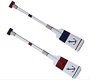 Wooden oar wall home decoration