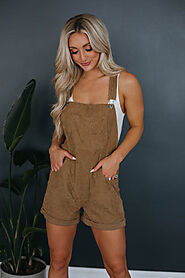 Women's Risen Stretchable Overalls – Wild Oak Boutique