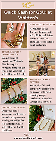 Quick Cash for Gold at Whitten’s