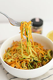 Roasted, Easy, Herby Spiralized Vegetables + 13 More Spiralized Recipes!