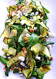 Simple Zucchini Ribbon Salad - Recipe Simple