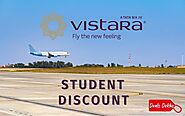 Vistara student discount 2023 – Student Save $$$ on Flights