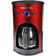 Kalorik Stainless Steel/Black Programmable 12-Cup Coffee Maker - Kitchen Things