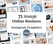Online Business Instagram Post & Story Templates | The Creatives Desk
