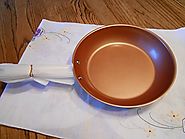 NuWave 9 Inch PerfectGreen Skillet Fry Pan For Use With PIC Induction Cooktop (Copper)
