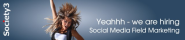Social Media Field Marketing - Society3