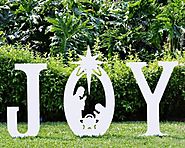 Joy Christmas Yard Sign - Tackk