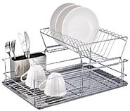 Best 2 Tier Dish Rack with Tray - Two Tier Draining Rack Reviews on Flipboard