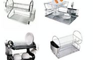 2 Tier Dish Rack with Tray