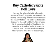 Buy Catholic Saints Doll Toys