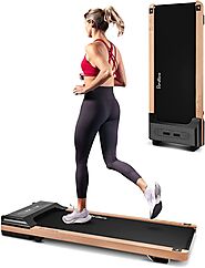 Redliro Walking Pad Wood Under Desk Treadmill