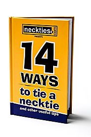 Yellow Hard Cover Book | Neckties How To Tie A Tie Book