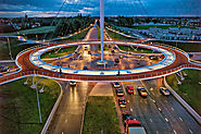 b003 | The First Suspended Bike Roundabout in Netherlands