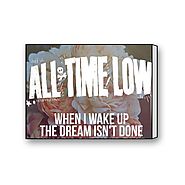 Jack Barakat from the band All Time Low Canvas Print Art 16 x 12 inch