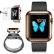 Apple Watch Case, G-Case® [Free] Series High Quality Light Weight Thin Ultra Fit Plating PC Protective Shell Bumper C...