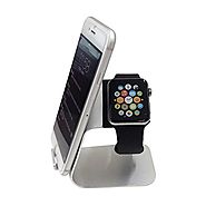 Apple Watch Stand, SySrion Apple Watch Charging Stand / Dock / Station / Platform iWatch Charging Stand Aluminum Buil...