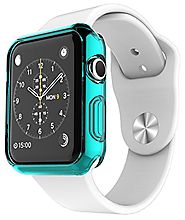 Apple Watch Case, E LV [Ultra Slim] Apple Watch 38mm Case Premium Semi-transparent Super Lightweight / Exact Fit / Ab...