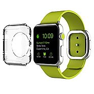 Apple Watch Case, LUVVITT® CRISTAL Case for Apple Watch 42mm | Includes TEMPERED GLASS Screen Protector - Full Body A...