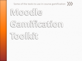 Moodle gamification tools