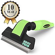 One Of The Best Deshedding Tools To Easily Remove Shed Dog Hair - 60% Off Retail Price - The Magic Pro Dog Deshedding...