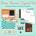 A Vegas Girl at Heart: Freebie Friday: Retro Project Life Kit + Giveaway + Etsy Sale