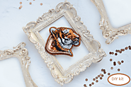 DIY Brooch Kit Tiger