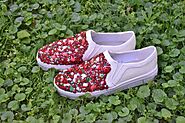 Women's Bead Embroidered Moccasins