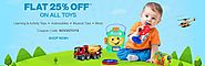 Flat 25% Off on All Toys at Firstcry till 25th Nov 2015 - FirstCry