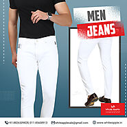 Best Men Jeans Wholesaler - White Apple