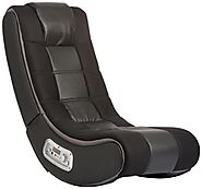 V Rocker 5130301 SE Video Gaming Chair, Wireless, Black with Grey