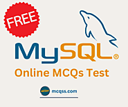 MySQL Free Online mcqs test with answers