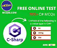 300+ C-sharp MCQs (Multiple Choice Questions with answers)