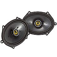 KICKER CS Series CSC68 6 x 8 Inch Car Audio System Speaker, Black (2 Pack)
