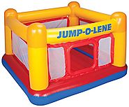 Intex Playhouse Jump-O-Lene Inflatable Bouncer, 68" X 68" X 44", for Ages 3-6