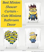 Best Minion Shower Curtain - Cute Minions Bathroom Decor