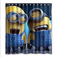Laughing Minions Shower Curtain