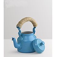 Tall Blue Teapot ( One Pack Contains 12 Pieces )