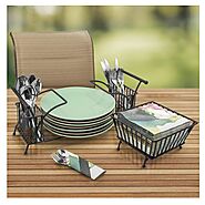 Graze Metal Utensil And Tissue Holder Rack ( One Pack Contains 10 Pieces )